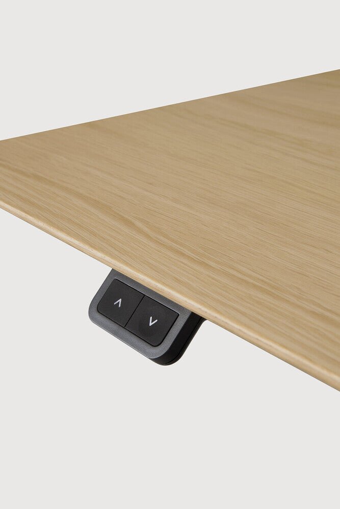 Bok Adjustable Desk – Modern Solid Wood Sit - Stand Desk | Sage Interiors - Sage InteriorsEthnicraft