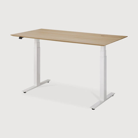 Bok Adjustable Desk – Modern Solid Wood Sit - Stand Desk | Sage Interiors - Sage Interiorsethnicraft
