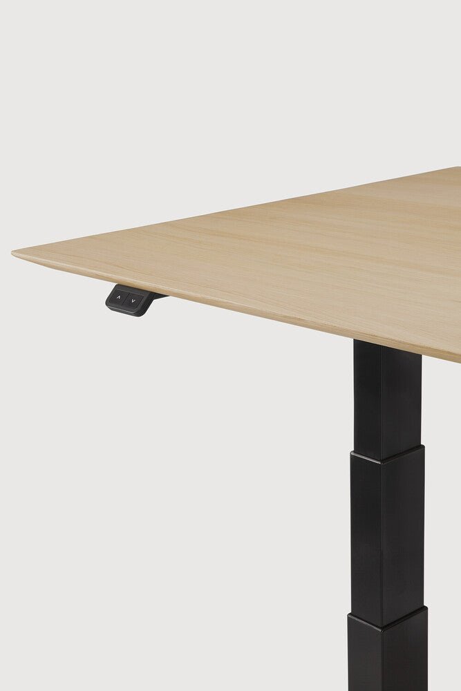 Bok Adjustable Desk – Modern Solid Wood Sit - Stand Desk | Sage Interiors - Sage Interiorsethnicraft