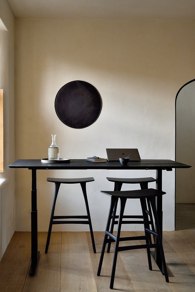 Bok Adjustable Desk – Modern Solid Wood Sit - Stand Desk | Sage Interiors - Sage Interiorsethnicraft