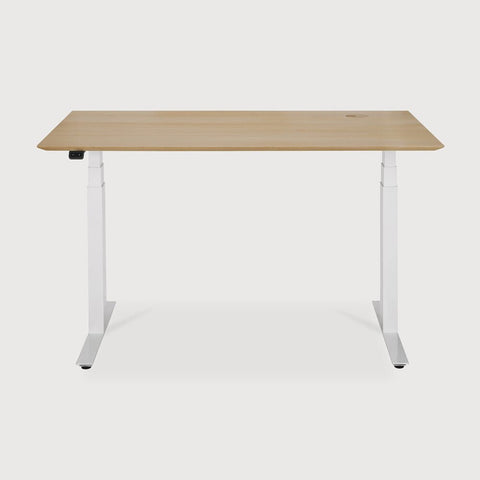 Bok Adjustable Desk – Modern Solid Wood Sit - Stand Desk | Sage Interiors - Sage Interiorsethnicraft