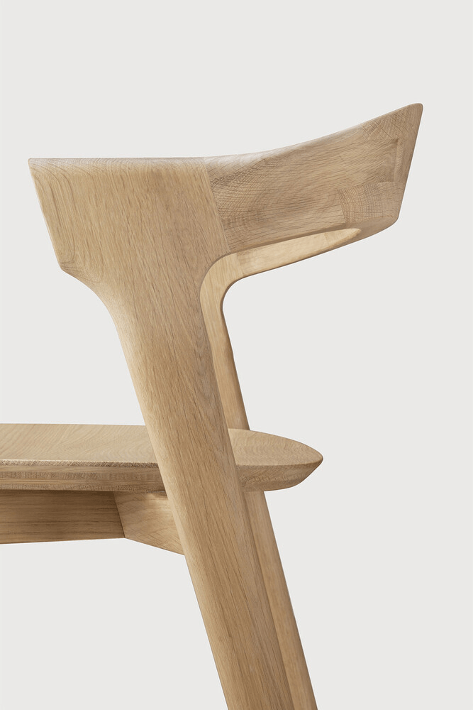 Bok Bar Stool - Varnished Oak - Sage InteriorsEthnicraftTable & Bar Stools