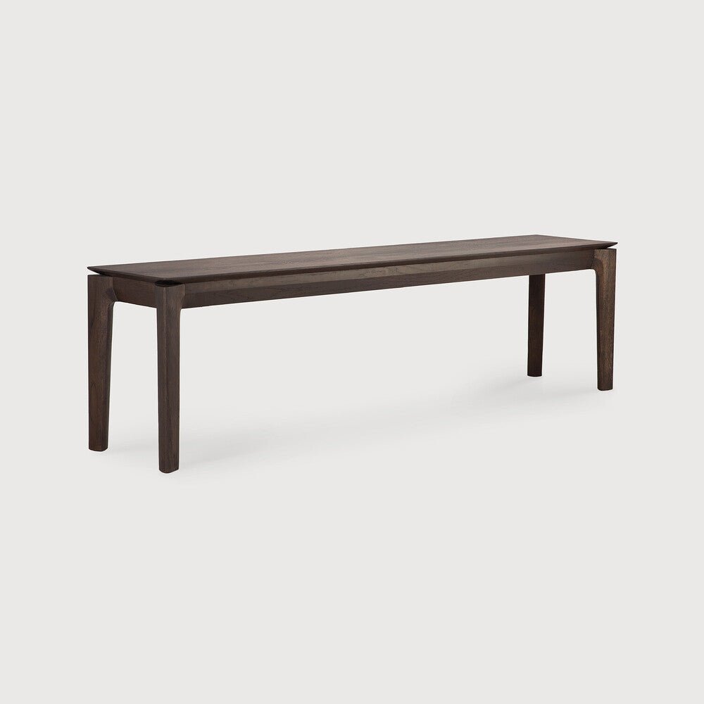 Bok Bench – Elegant Minimalist Wood Bench by Sage Interiors, Oak Brown - Sage Interiorsethnicraftbench