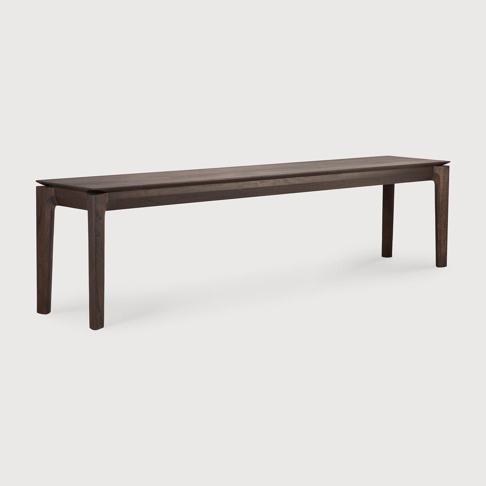 Bok Bench – Elegant Minimalist Wood Bench by Sage Interiors, Oak Brown - Sage Interiorsethnicraftbench