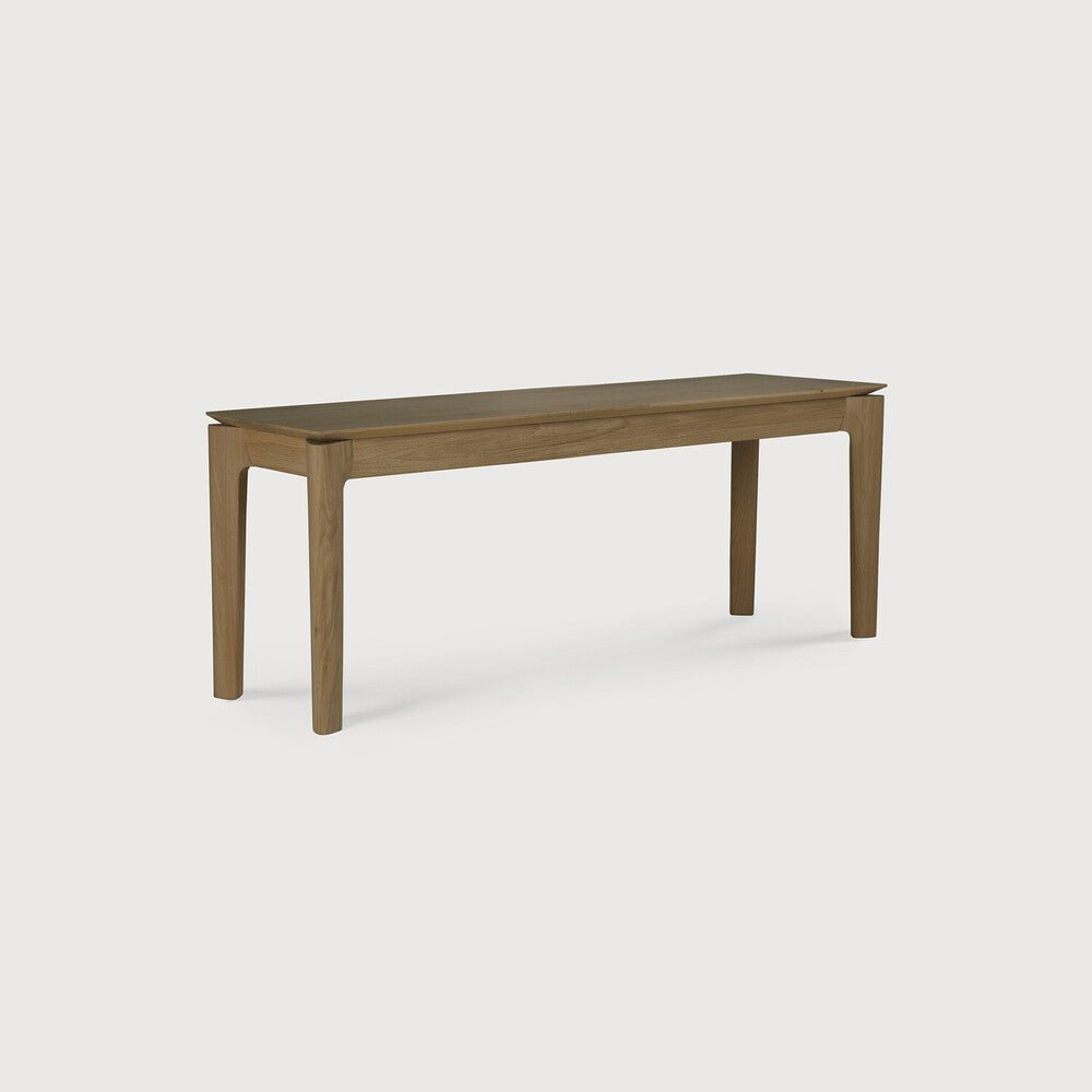 Bok Bench – Streamlined Solid Wood Bench by Sage Interiors, Teak - Sage Interiorsethnicraftbench