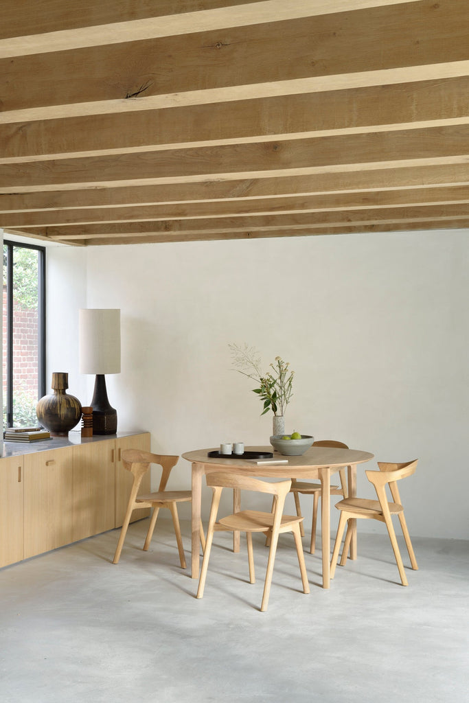 Bok Extendable Dining Table – Solid Oak Flexibility - Sage InteriorsEthnicraftDining Table