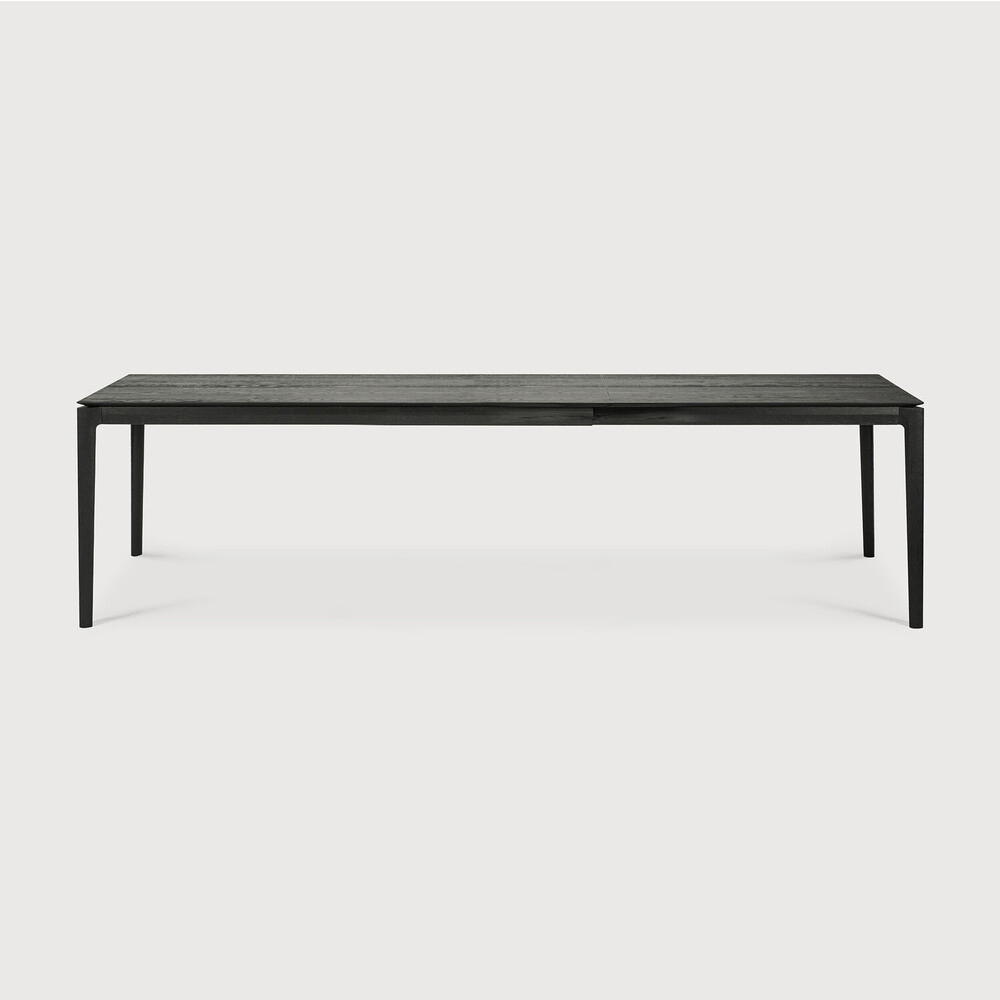 Bok Extendable Dining Table - Varnished Oak - Black - Rectangular - Sage InteriorsEthnicraftDining Table