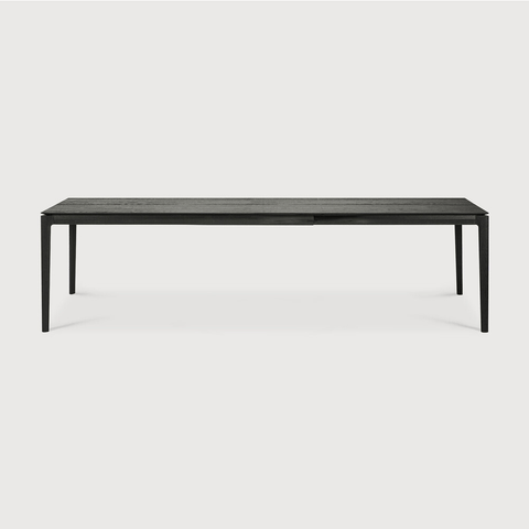 Bok Extendable Dining Table - Varnished Oak - Black - Rectangular - Sage InteriorsEthnicraftDining Table