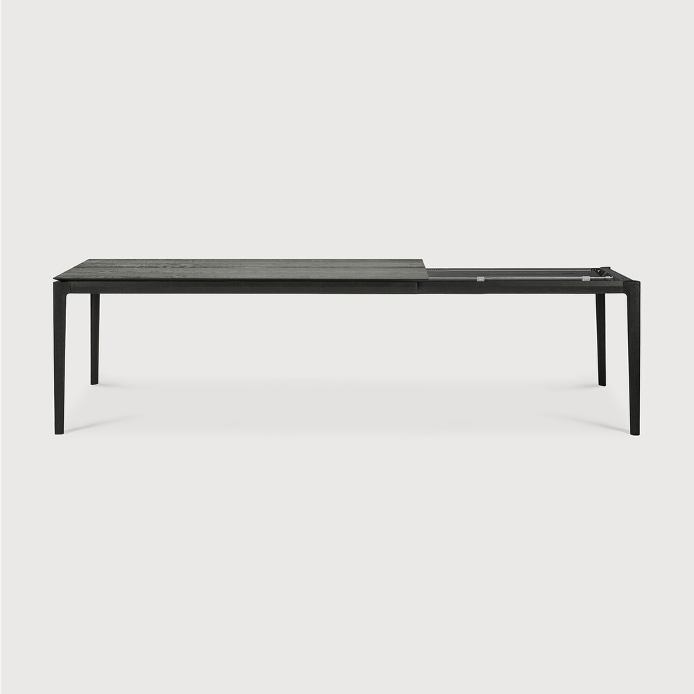 Bok Extendable Dining Table - Varnished Oak - Black - Rectangular - Sage InteriorsEthnicraftDining Table