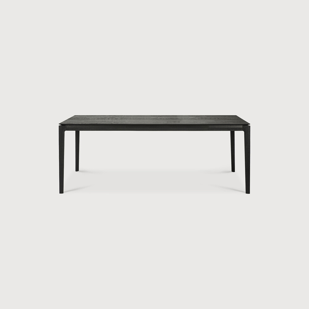Bok Extendable Dining Table - Varnished Oak - Black - Rectangular - Sage InteriorsEthnicraftDining Table