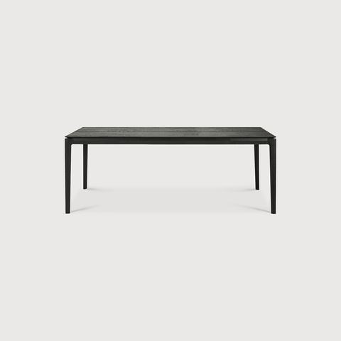 Bok Extendable Dining Table - Varnished Oak - Black - Rectangular - Sage InteriorsEthnicraftDining Table