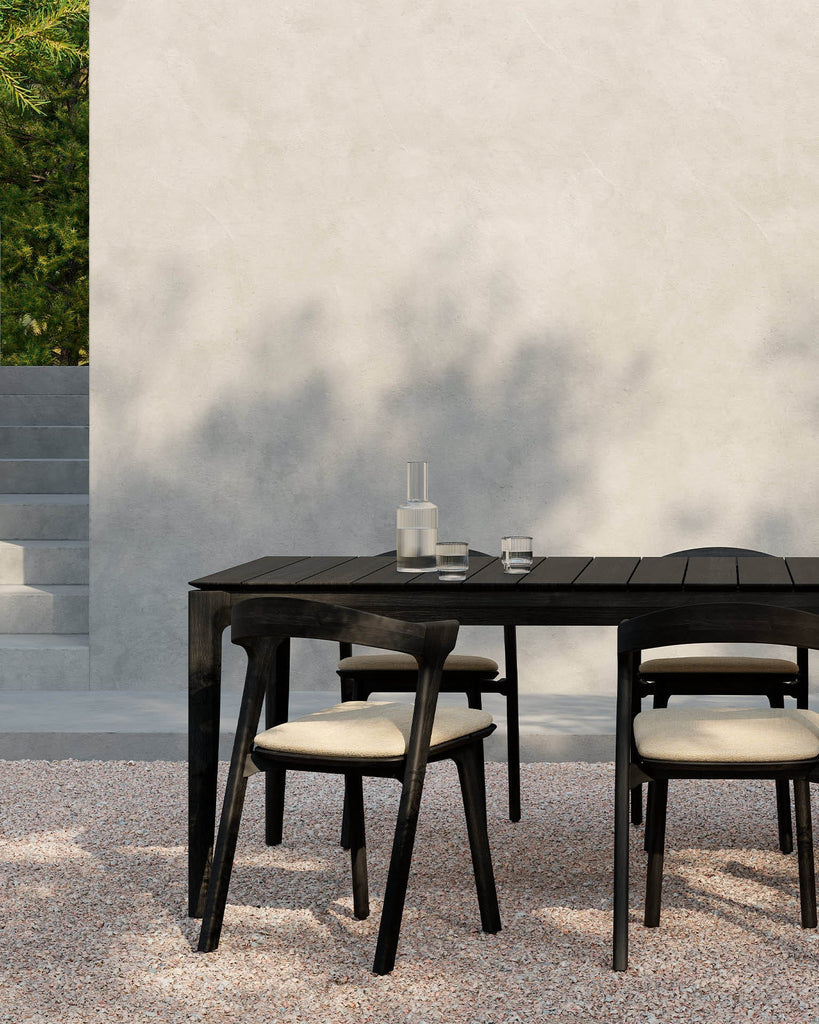 Bok Outdoor Dining Table – Sculpted Teak Patio Table by Sage Interiors - Sage InteriorsEthnicraftDining Table