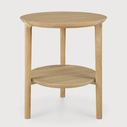 Oak Bok side table 17 x 17 x 20 - Sage InteriorsETHNICRAFT