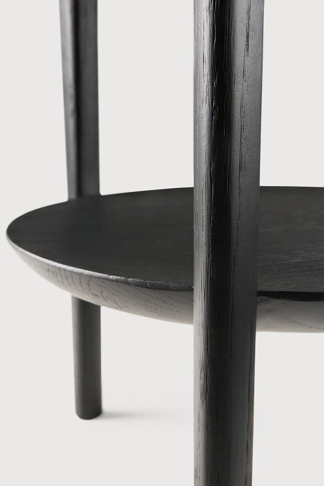 Bok Side Table – Sculptural Dual - Tier Solid Oak Accent - Sage InteriorsEthnicraft