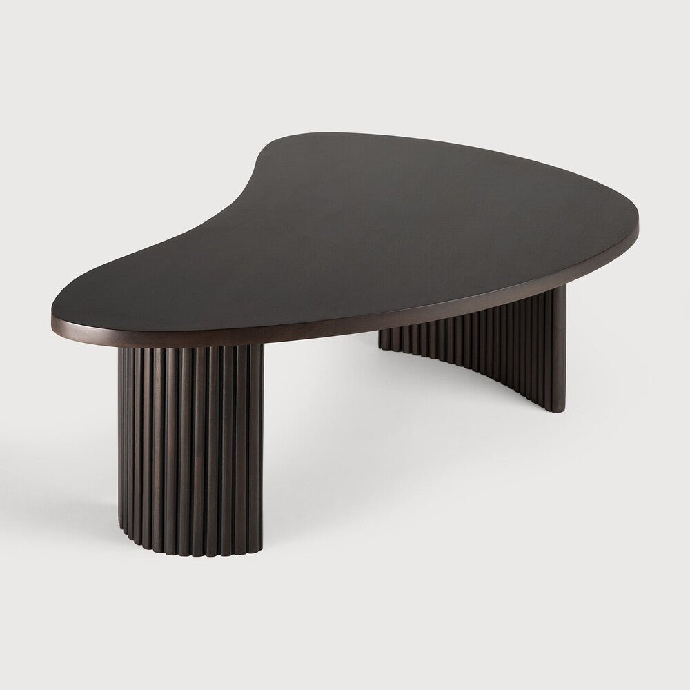 Boomerang Coffee Table – Sculptural Pebble‑Shaped Solid Oak - Sage InteriorsEthnicraftCoffee Tables