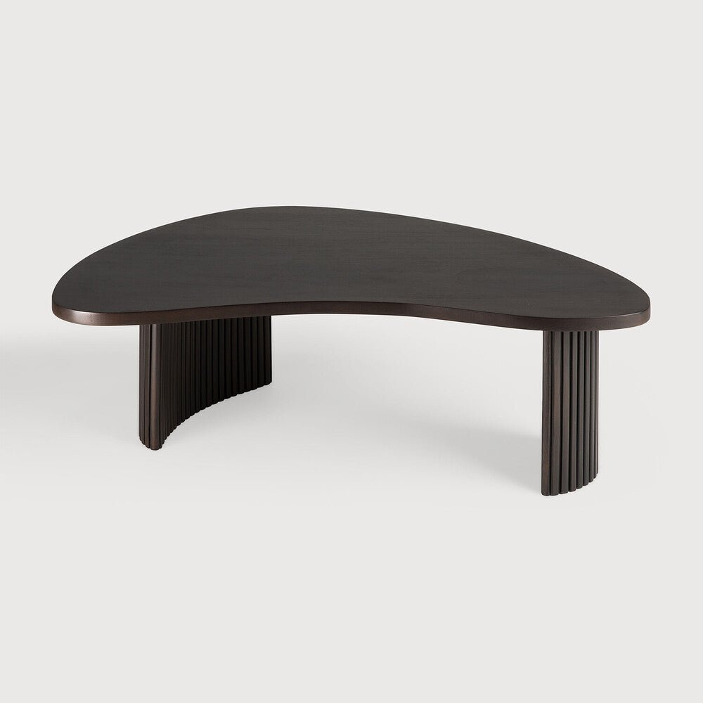 Boomerang Coffee Table – Sculptural Pebble‑Shaped Solid Oak - Sage InteriorsEthnicraftCoffee Tables
