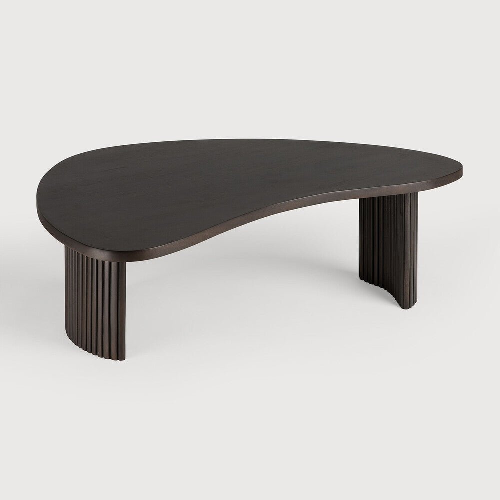 Boomerang Coffee Table – Sculptural Pebble‑Shaped Solid Oak - Sage InteriorsEthnicraftCoffee Tables
