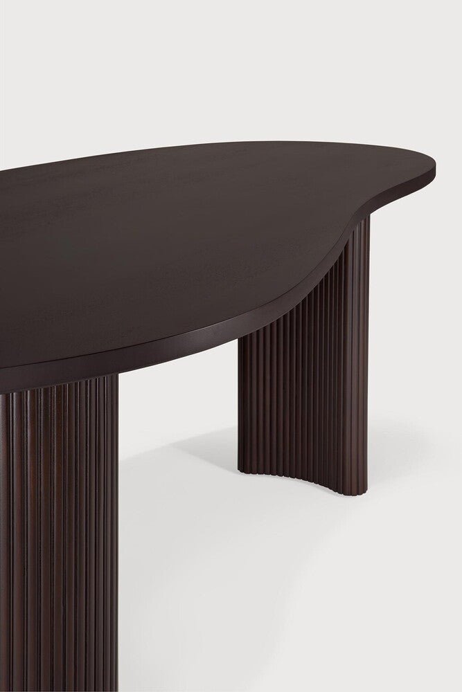 Boomerang Desk – Sculpted Solid Wood Work Desk by Sage Interiors - Sage InteriorsethnicraftDesk