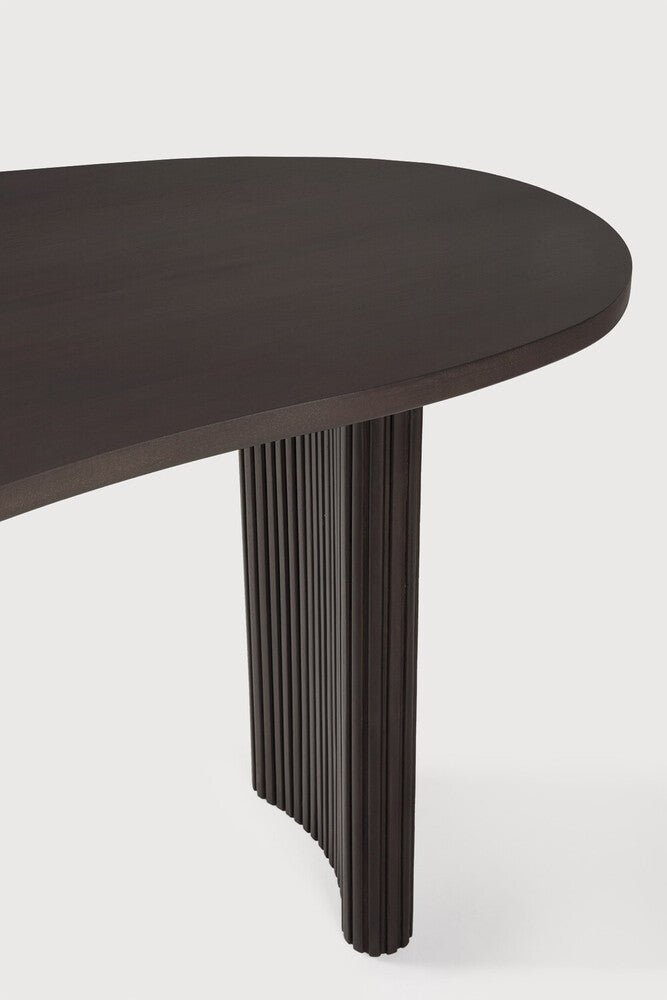 Boomerang Desk – Sculpted Solid Wood Work Desk by Sage Interiors - Sage InteriorsethnicraftDesk