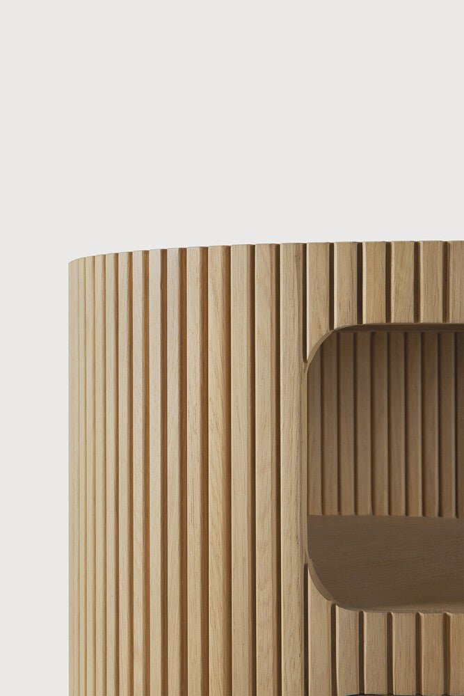 Boomerang Drawer Unit with Lockable Storage & Wheels - Sage InteriorsEthnicraftDrawer Unit