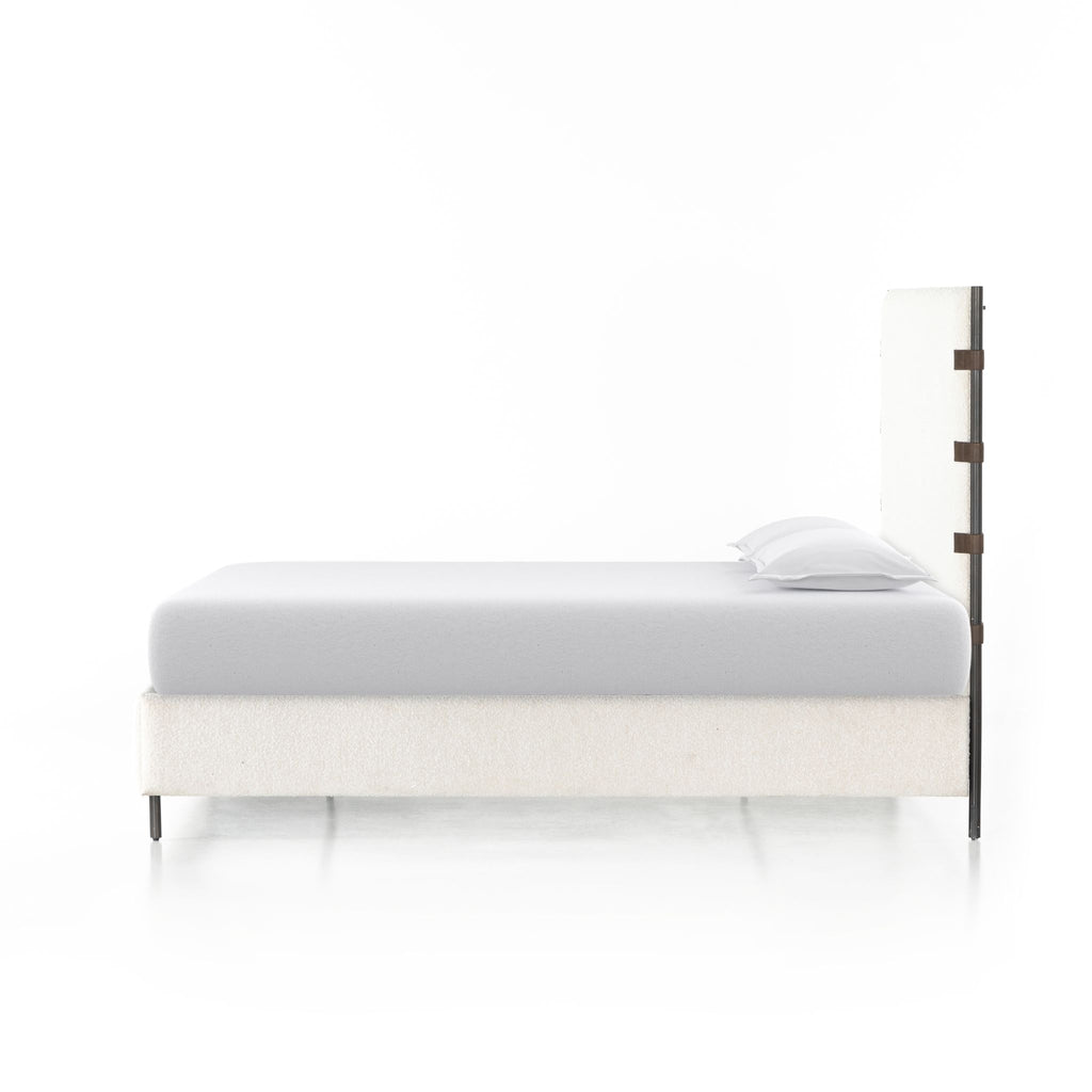 Bradley Boucle Bed, Performance Knoll Natural