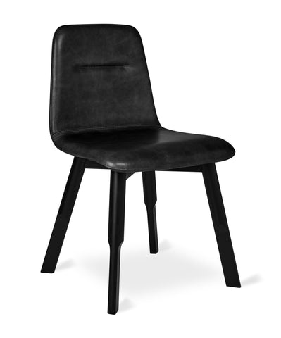 Bracket Dining Chair – Leather Upholstery with Solid Beech Wood Legs - Sage InteriorsSage InteriorsBracket Dining Chair