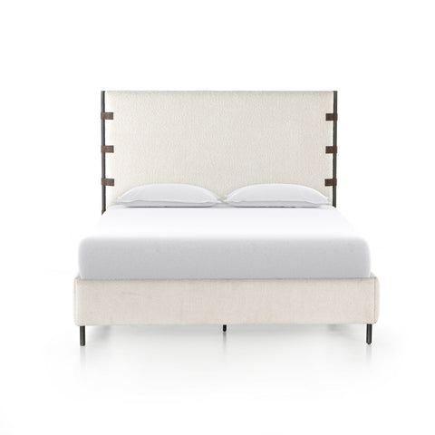 Bradley Boucle Bed, Performance Knoll Natural - Sage InteriorsFHBeds & Bed Frames
