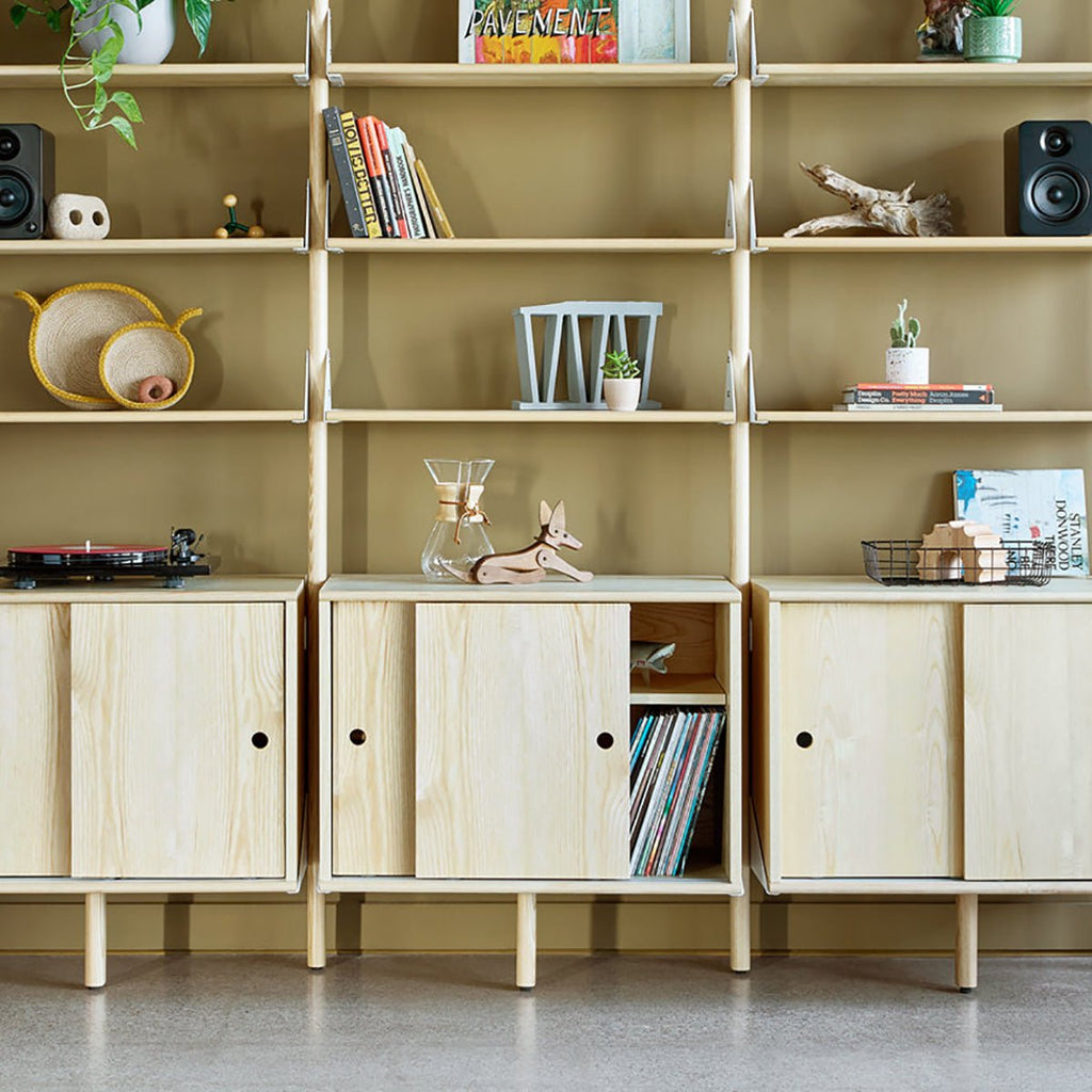 Branch - 2 Multi Storage Unit with Desk Modular Workspace & Cabinet System - Sage InteriorsGusCabinet