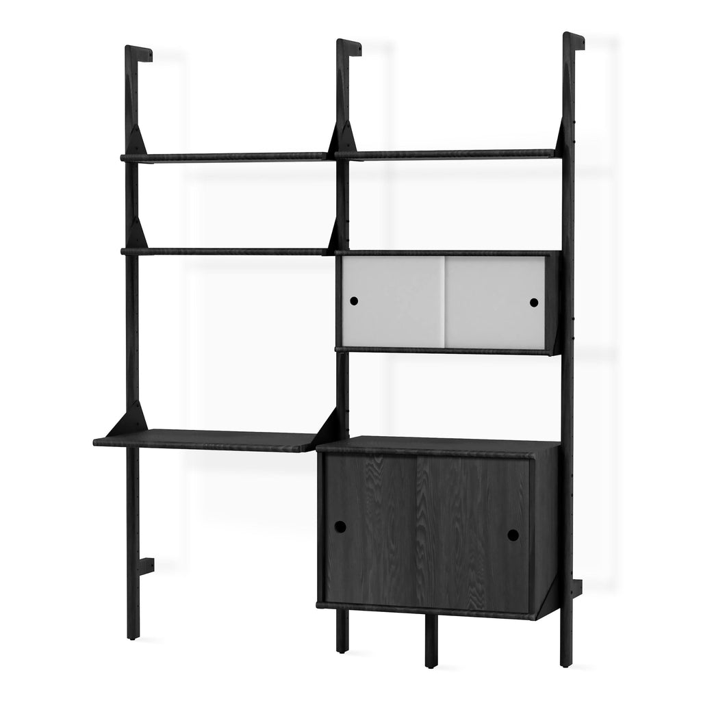 Branch - 2 Multi Storage Unit with Desk Modular Workspace & Cabinet System - Sage InteriorsSage InteriorsCabinet