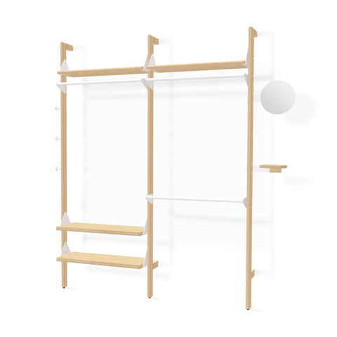 Branch - 2 Wardrobe Unit Modular Open Closet System for Bedroom & Dressing Areas - Sage InteriorsSage InteriorsWardrobe