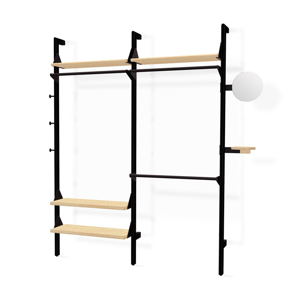 Branch - 2 Wardrobe Unit Modular Open Closet System for Bedroom & Dressing Areas - Sage InteriorsSage InteriorsWardrobe