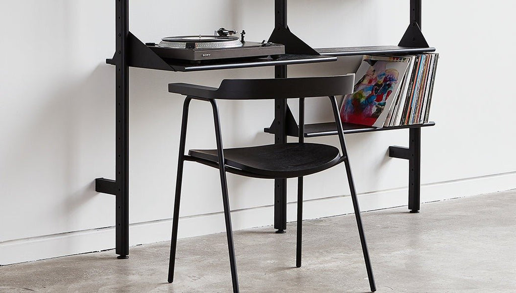 Branch Desk Pack – Modular Workspace with Adjustable Desk & Display Shelves - Sage InteriorsGusDesk Unit