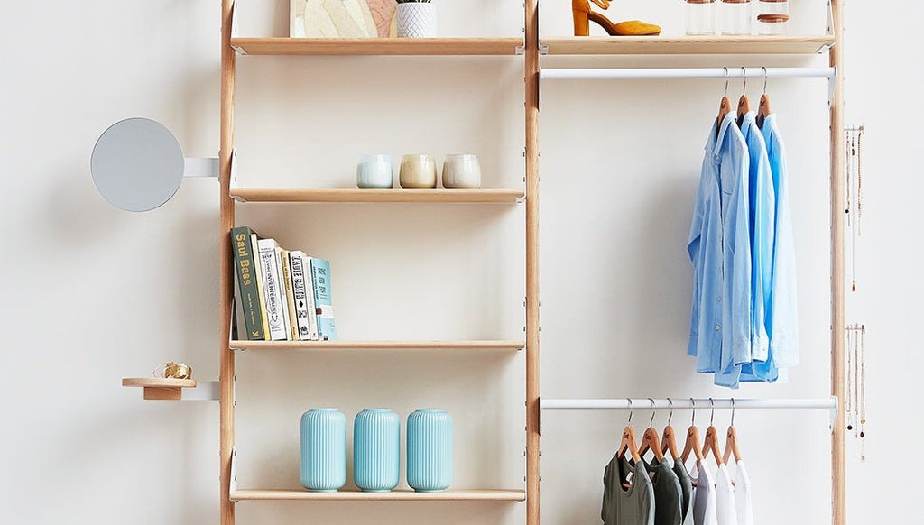 Branch Hang Bar – Modular Wardrobe Rail for Shelving System - Sage InteriorsGusHang Bar