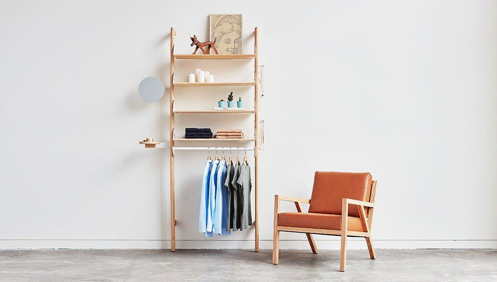 Branch Hang Bar – Modular Wardrobe Rail for Shelving System - Sage InteriorsGusHang Bar