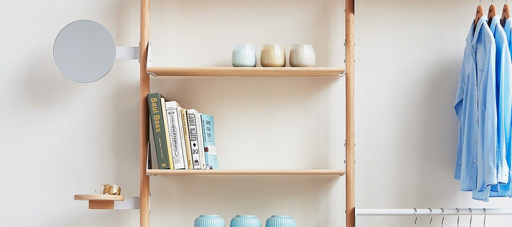 Branch Side Mirror – Modular Add - On for Shelving System - Sage InteriorsGus