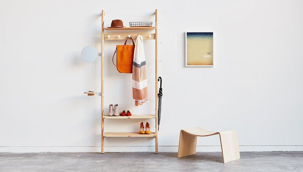 Branch Slatted Shelf – Modular Airflow Shelf for Footwear & Linens - Sage InteriorsGusShelf