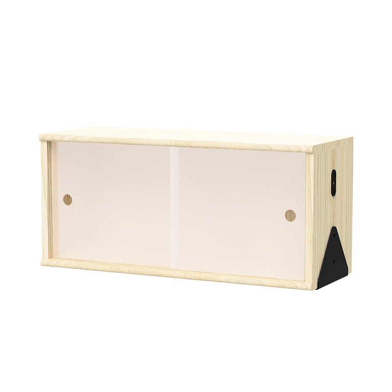 Branch Small Cabinet Modular Display Storage with Frosted Acrylic Sliding Doors - Sage InteriorsSage InteriorsCabinet