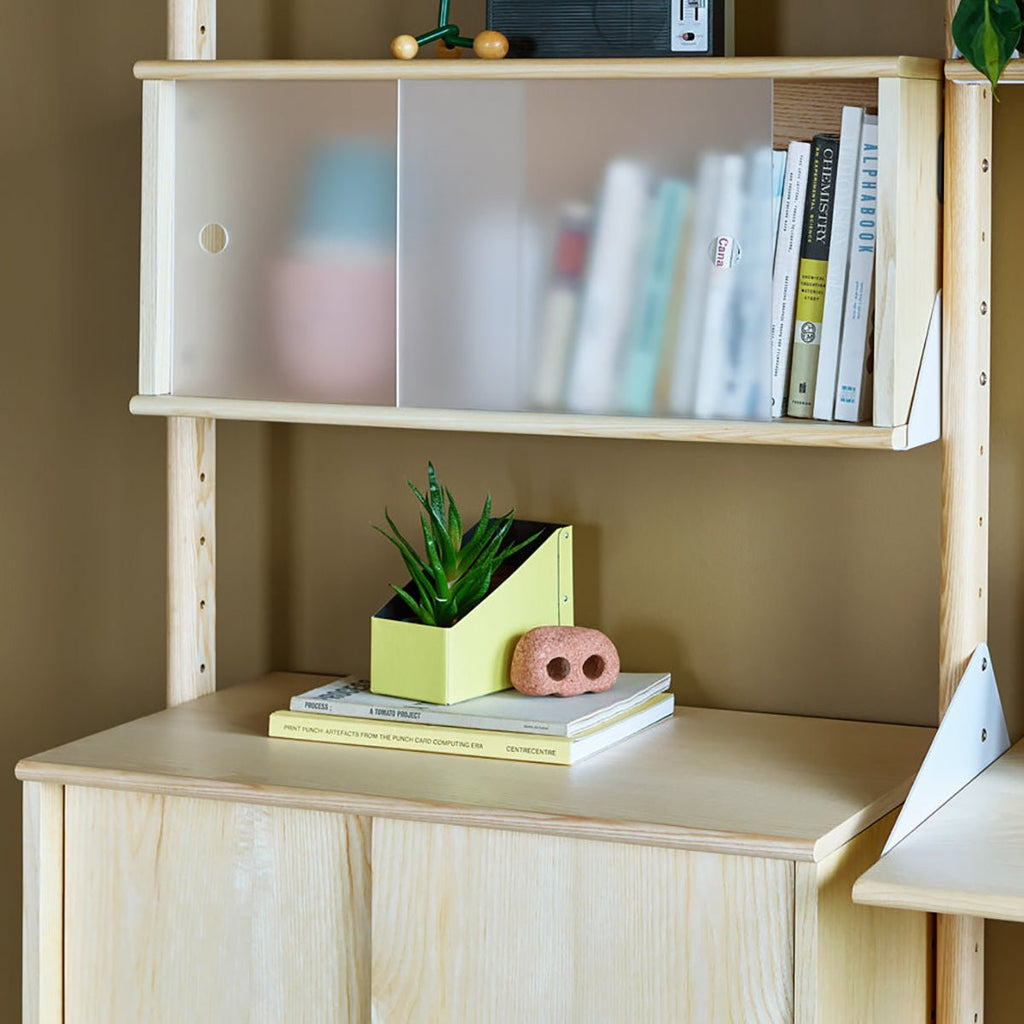 Branch Storage Unit Add - On Modular Cabinet Extension for Shelving System - Sage InteriorsGusStorage Unit