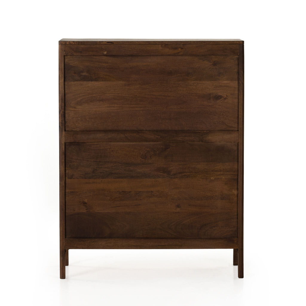 Brown Mango Caned Tall Dresser - Sage InteriorsFHDressers