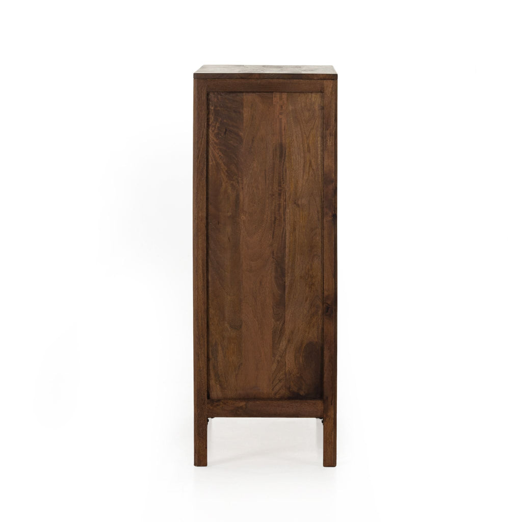 Brown Mango Caned Tall Dresser - Sage InteriorsFHDressers