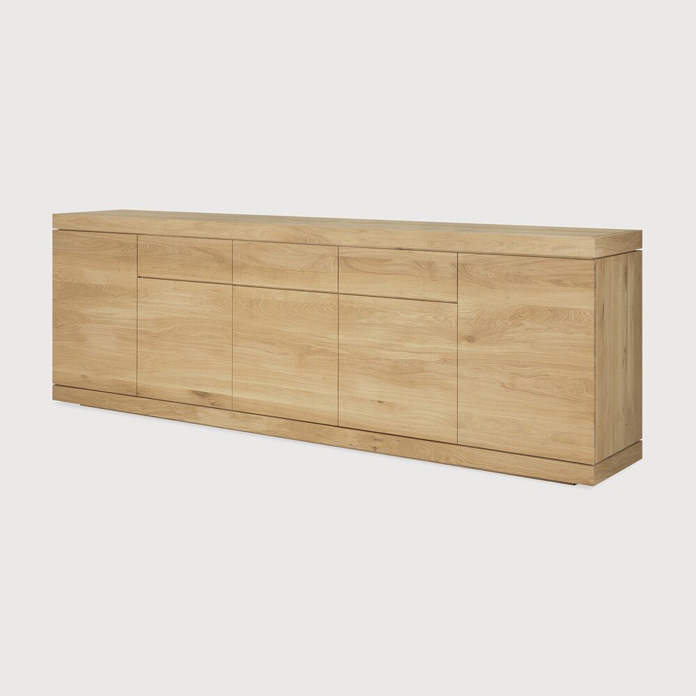 Burger Oak Sideboard – Modular Solid Wood Storage Cabinet by Sage Interiors - Sage InteriorsEthnicraft