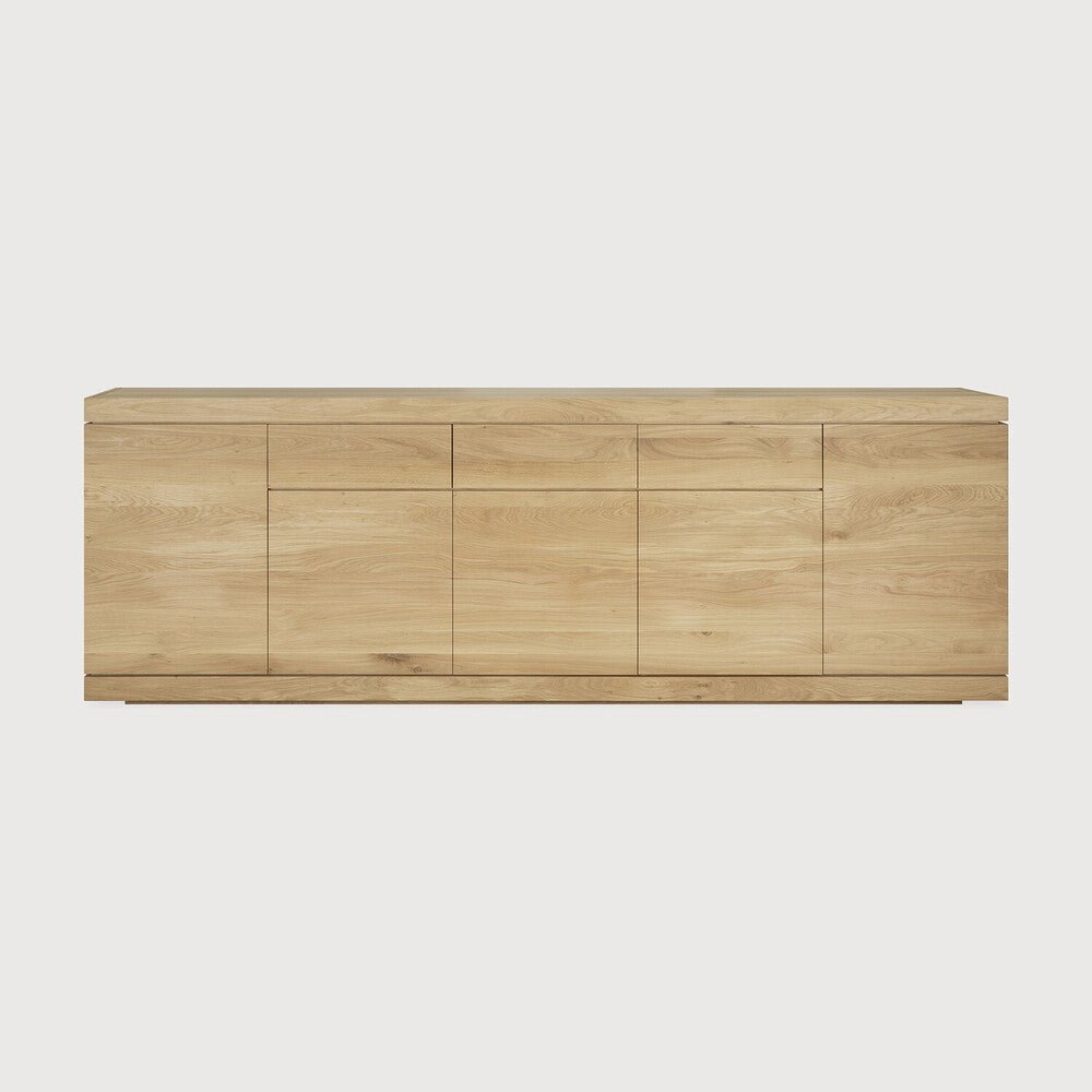 Burger Solid Oak Sideboard with Push - Open Doors & Drawers - Sage InteriorsEthnicraftsideboard