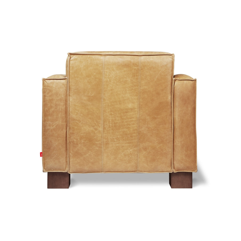 Cabot Chair – Masculine Leather Lounge with French Seam Detailing - Sage InteriorsSage InteriorsChair
