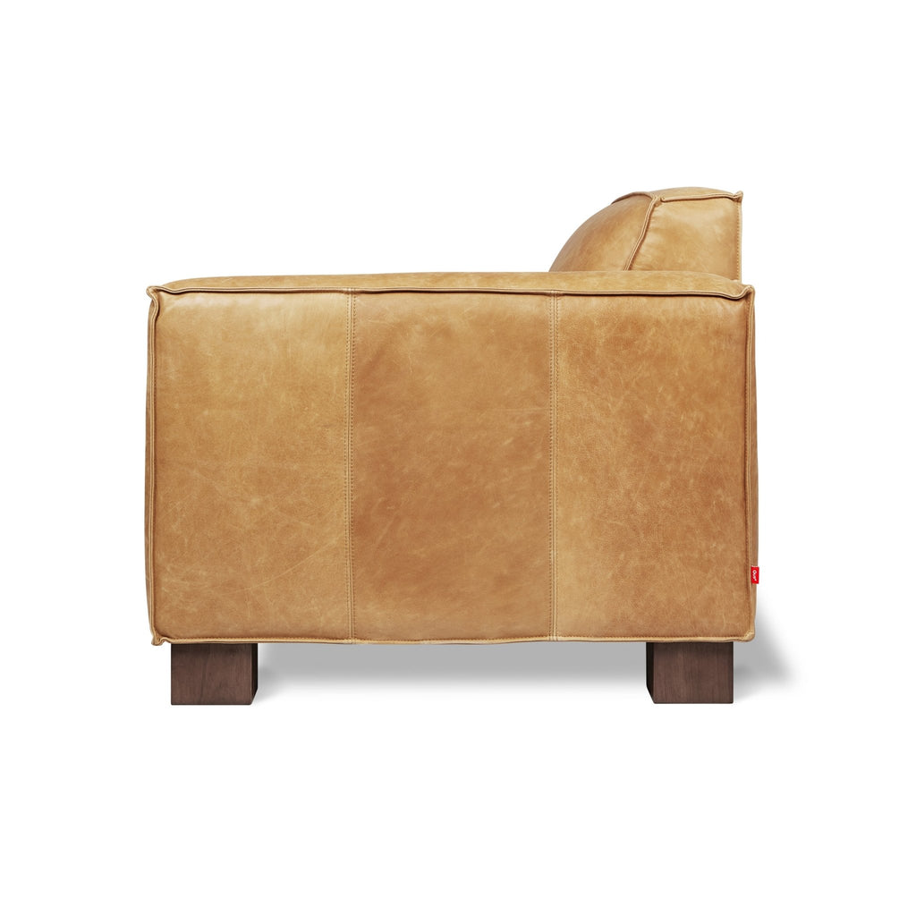 Cabot Chair – Masculine Leather Lounge with French Seam Detailing - Sage InteriorsSage InteriorsChair