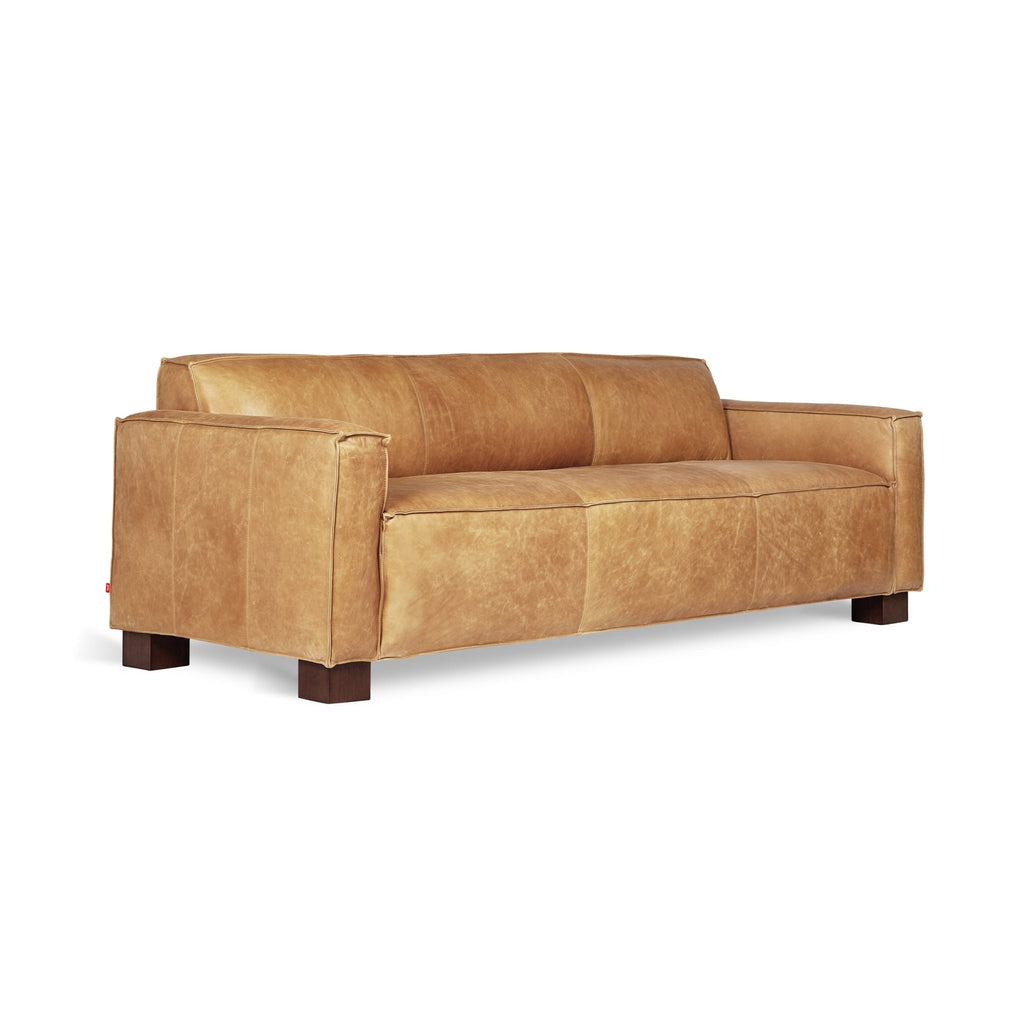 Cabot Sofa – Masculine Modern Leather Sofa with French Seams - Sage InteriorsSage InteriorsSofas