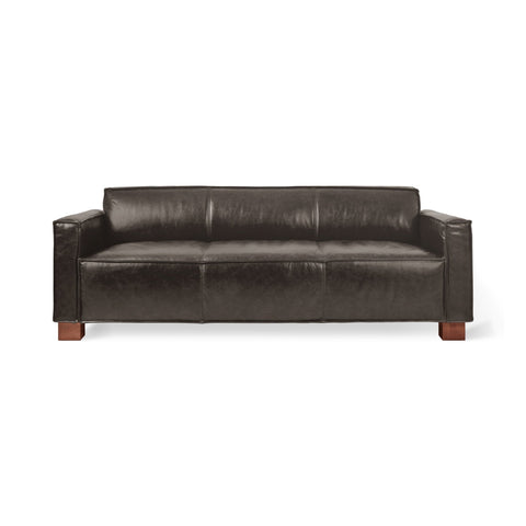 Cabot Sofa – Masculine Modern Leather Sofa with French Seams - Sage InteriorsSage InteriorsSofas