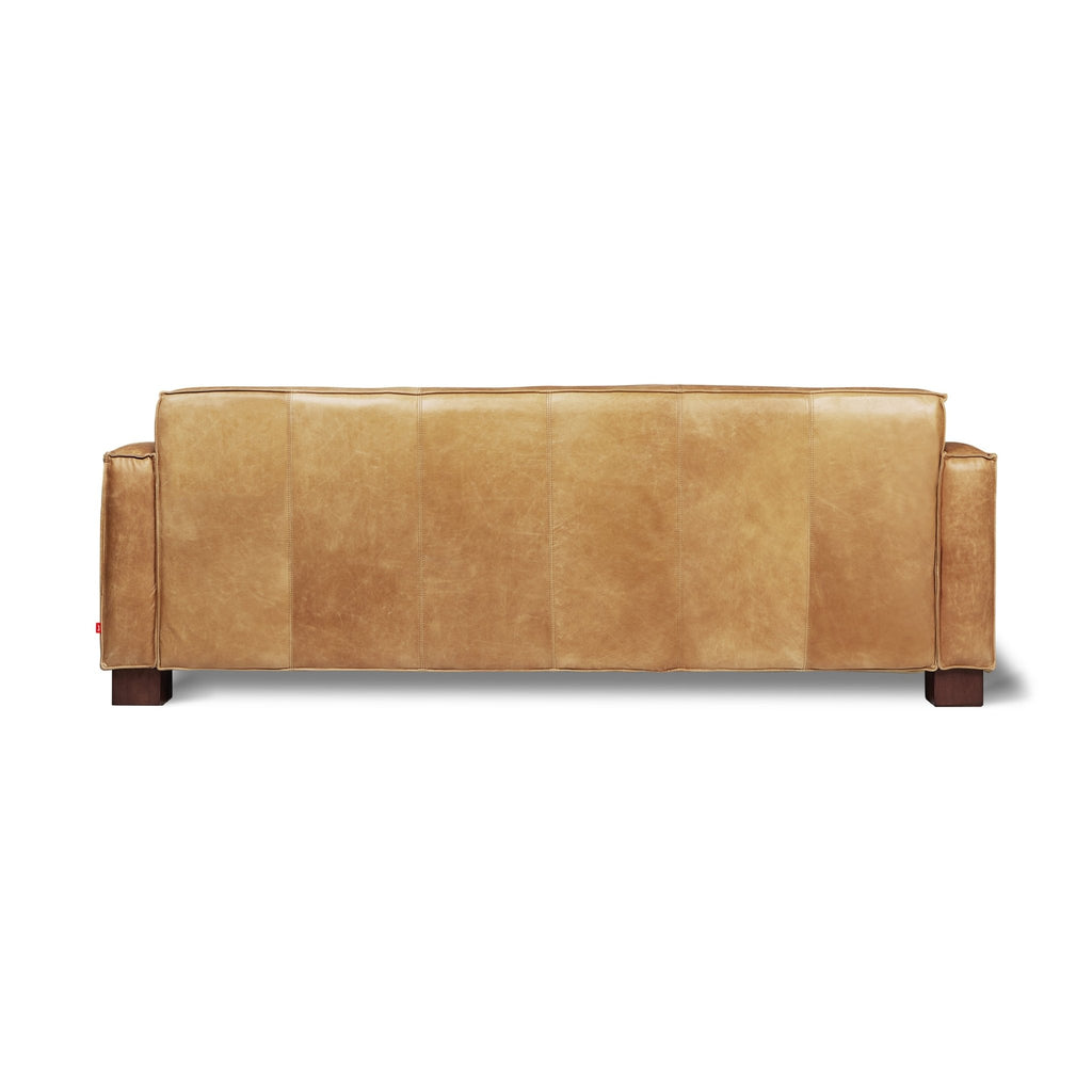 Cabot Sofa – Masculine Modern Leather Sofa with French Seams - Sage InteriorsSage InteriorsSofas