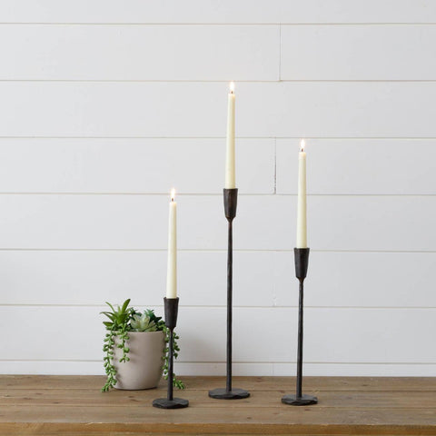 Candle Holders - Black Iron (Set of 3) - Sage InteriorsAudrey's Home & Gift