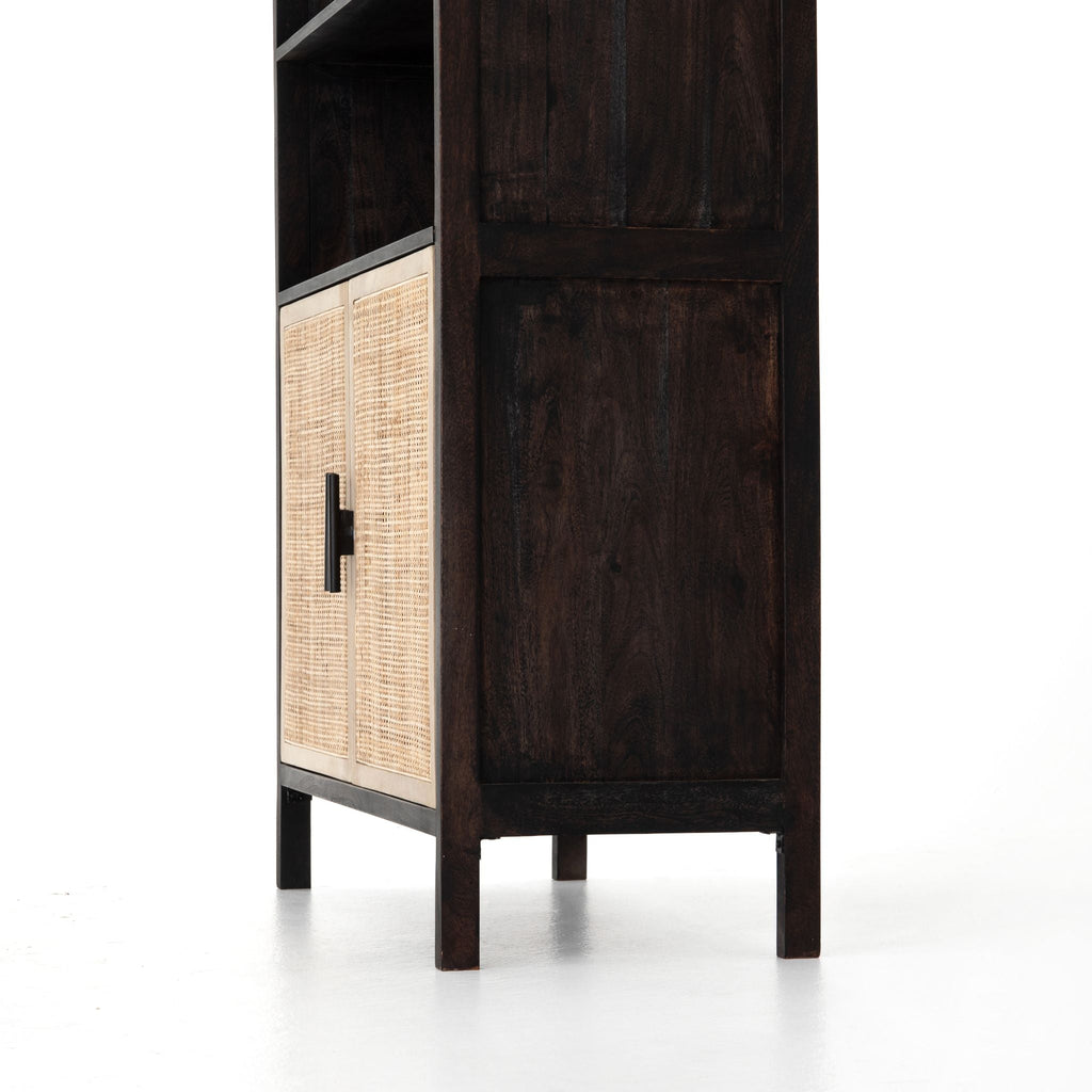 Caned Mango Bookshelf - Sage InteriorsFH