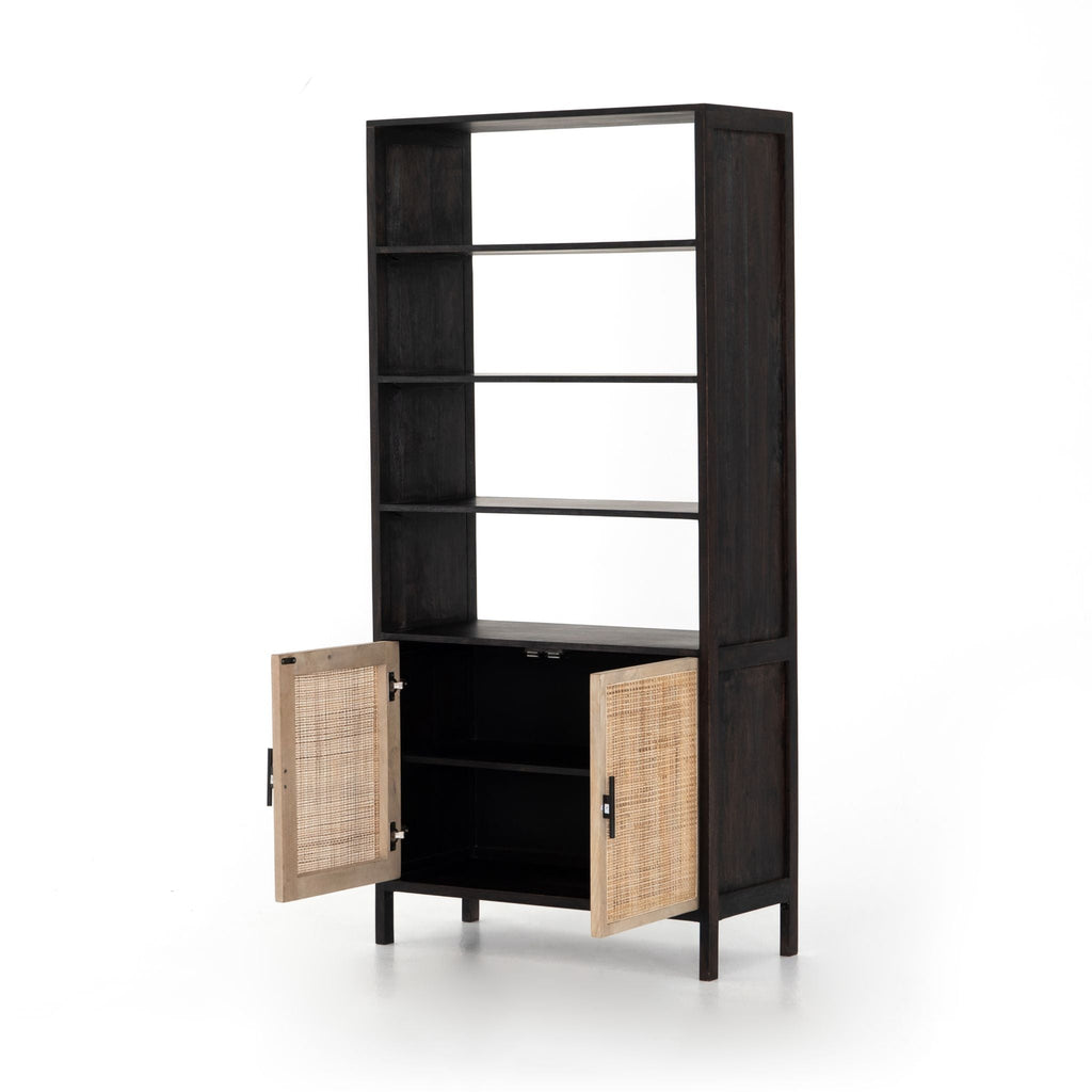 Caned Mango Bookshelf - Sage InteriorsFH